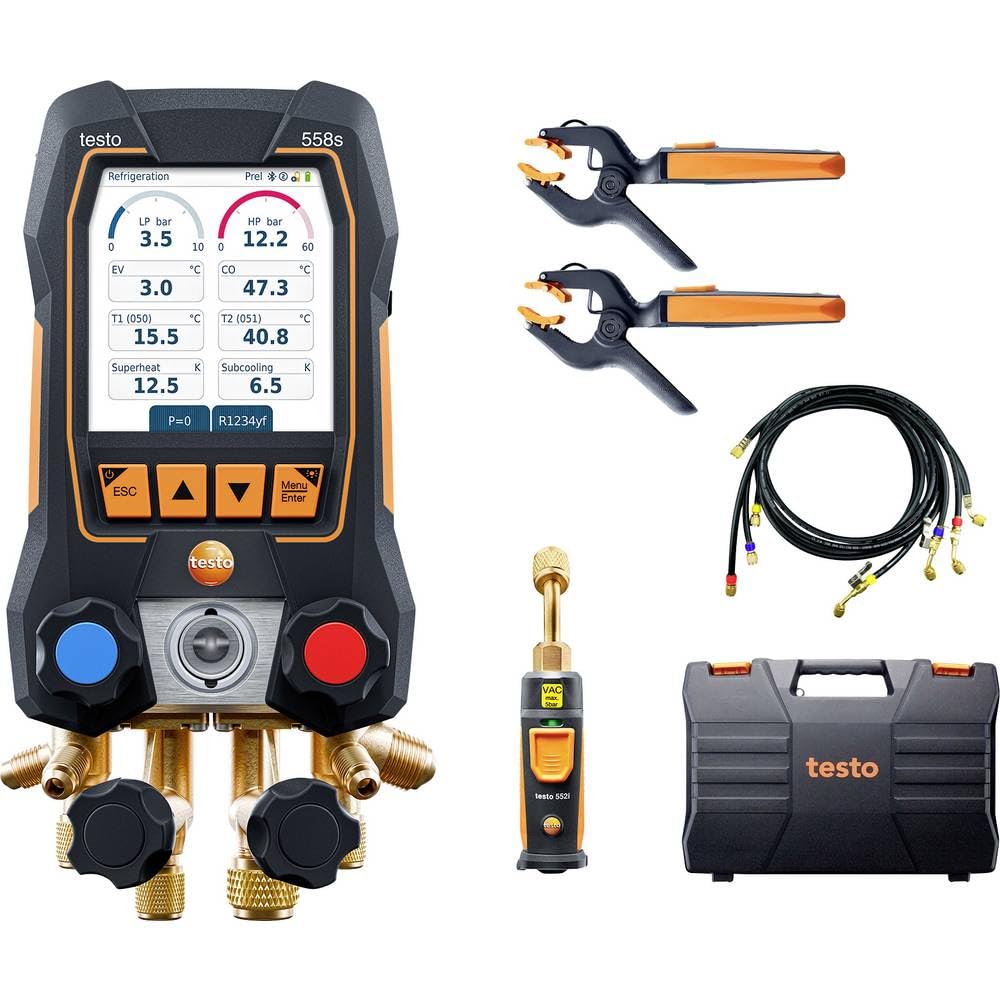 Testo Smart Vakuum Set 558s mit Füllschlauchsatz