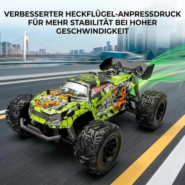 Ferngesteuertes Auto 1:20 – RC Auto Monstertruck mit 2,4 GHz Fernbedienung, bis 20 km/h, Offroad Gel