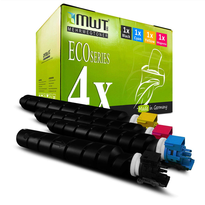 4X Kraft Office Supplies XXL Toner im Set kompatibel für Kyocera TASKalfa /Copystar 3252ci 3253ci er