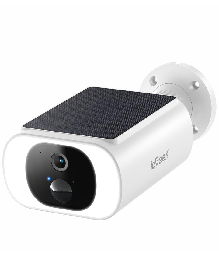ieGeek 2K Kamera Überwachung Aussen, Integrierte Solarpanel Überwachungskamera Aussen Akku, 2.4Ghz W