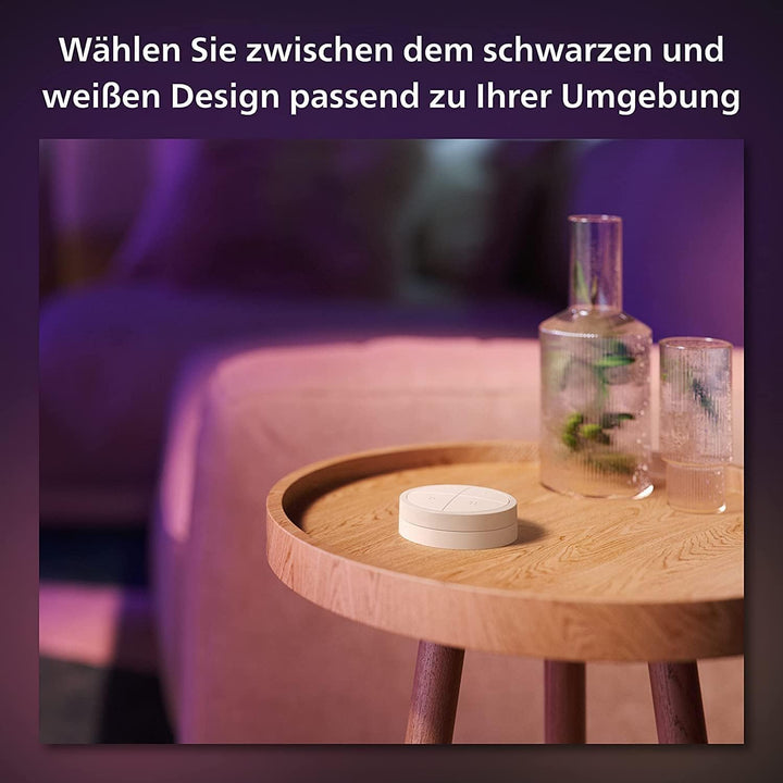 Philips Hue Tap Dial switch Drehschalter, weiss, personalisierbar via Hue App, Zubehör,