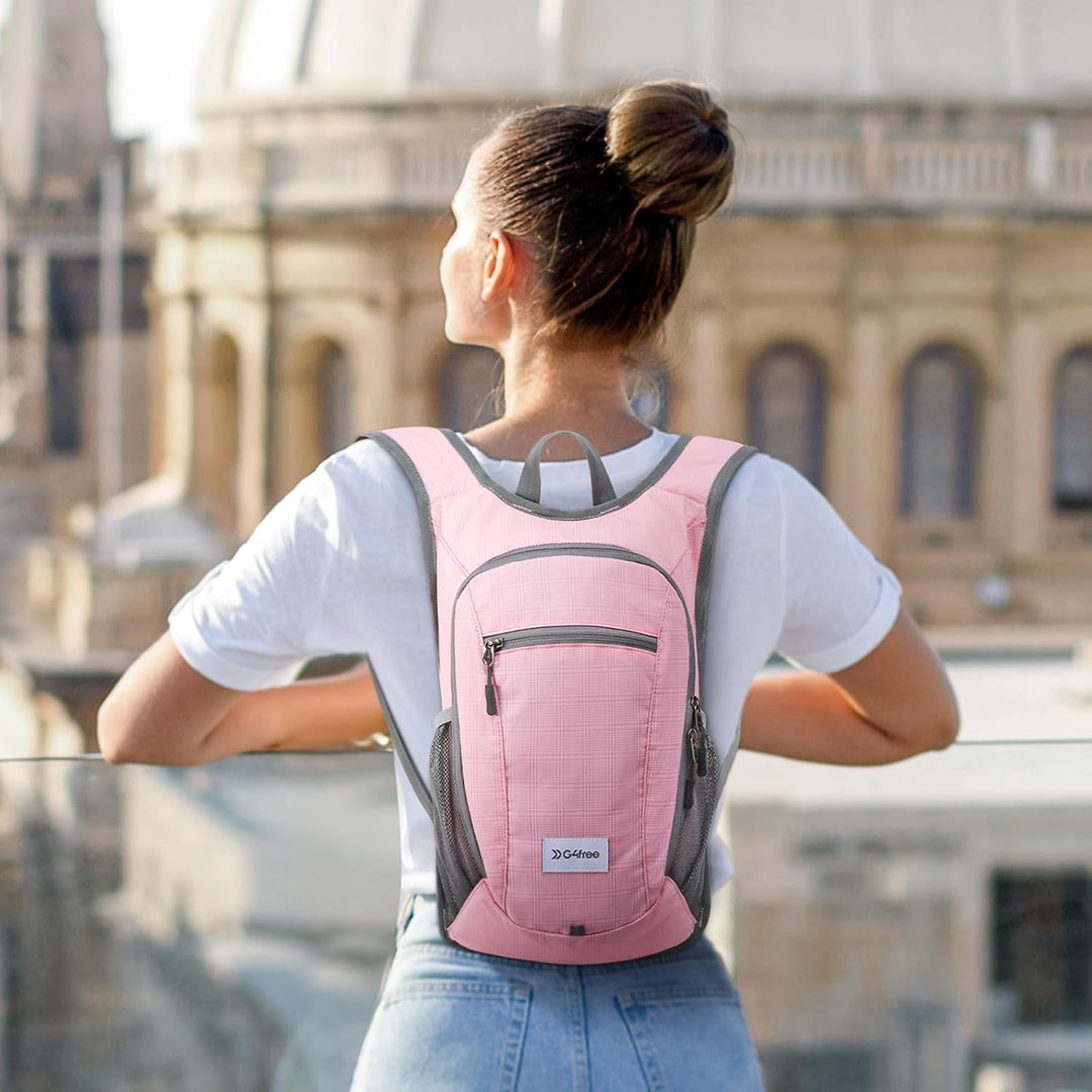G4Free 10/15/20L Faltbarer Rucksack Klein, Wanderrucksack Leicht, Tagesrucksack Damen Herren für Wan