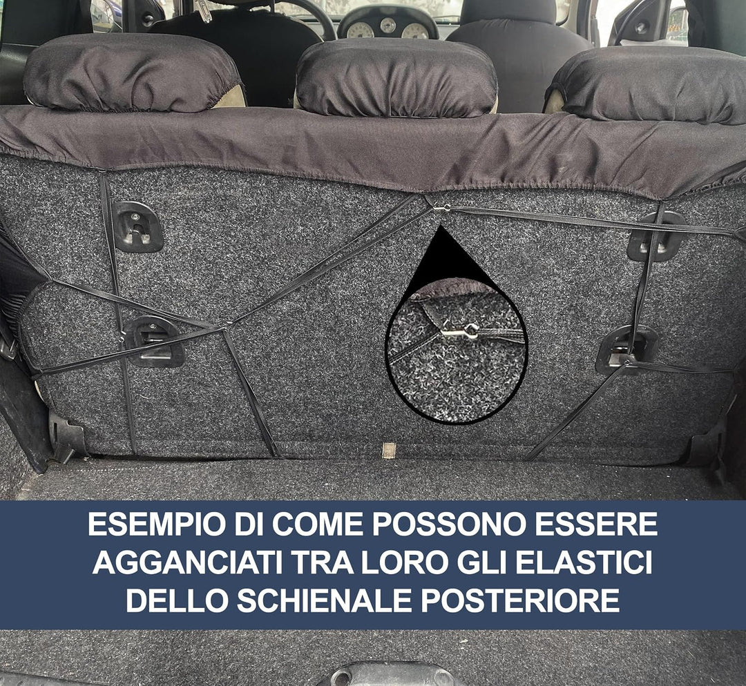 Auto Accessori Lupex - Kompatible Autositzbezüge für Panda zweite 169 und dritte 319 Reihe, schwarz