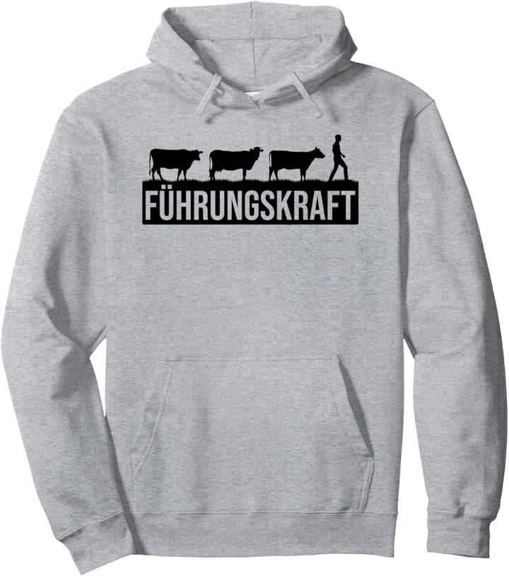 Führungskraft von Kühen - Lustiges Landwirte & Bauern Kühe Pullover Hoodie