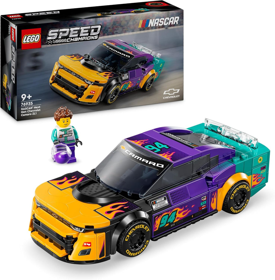LEGO Speed Champions NASCAR Next Gen Chevrolet Camaro ZL1 Spielzeugauto; BAU- und Spielset mit Renna