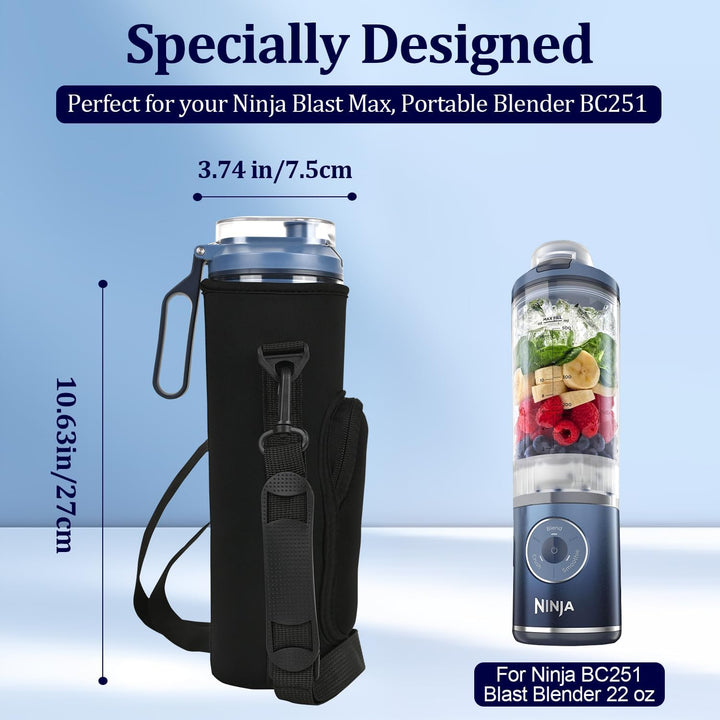 Tragbare Mixer-Tasche für Ninja Blast Max BC251EUNV, BC251EUIV, BC251EUGY, BC251EUMT, BC251EUPK, BC2