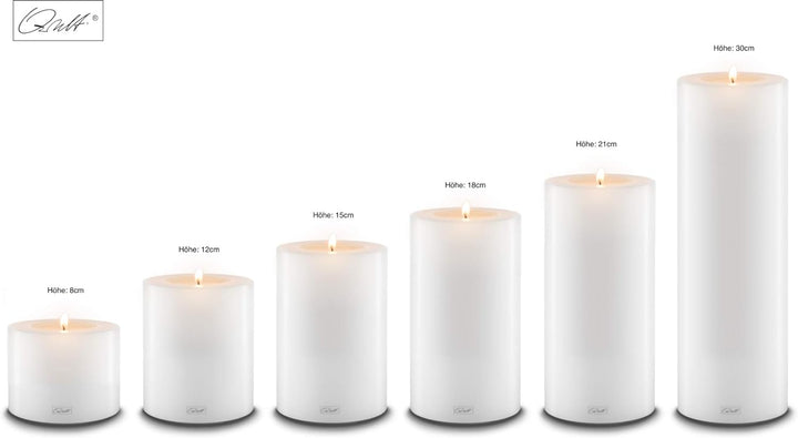 Qult Farluce Trend • Teelichthalter in Kerzenform • Kerze • Kunststoffkerze in Kerzenoptik • Teelich