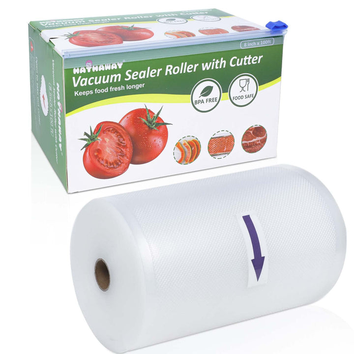 Vakuumierbeutel Lebensmitte Vakumierfolienrollen 20cm x 30m BPA-Frei für alle Vakuumierer, 20cm x 30