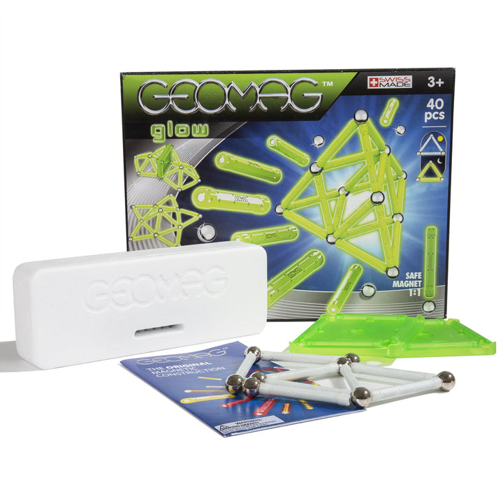 Geomag, Classic Glow 330, Magnetkonstruktionen und Lernspiele, 3 Jahre to 99 Jahre, 40-teilig 40 Stü