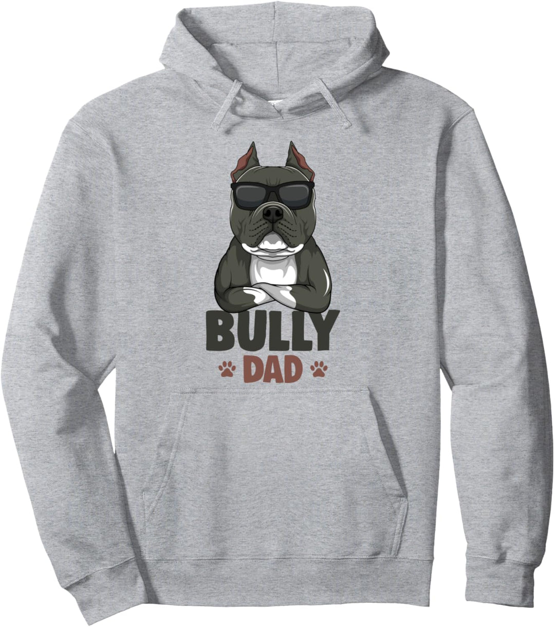 American Bully Dad Hunde Papa Männer Pullover Hoodie