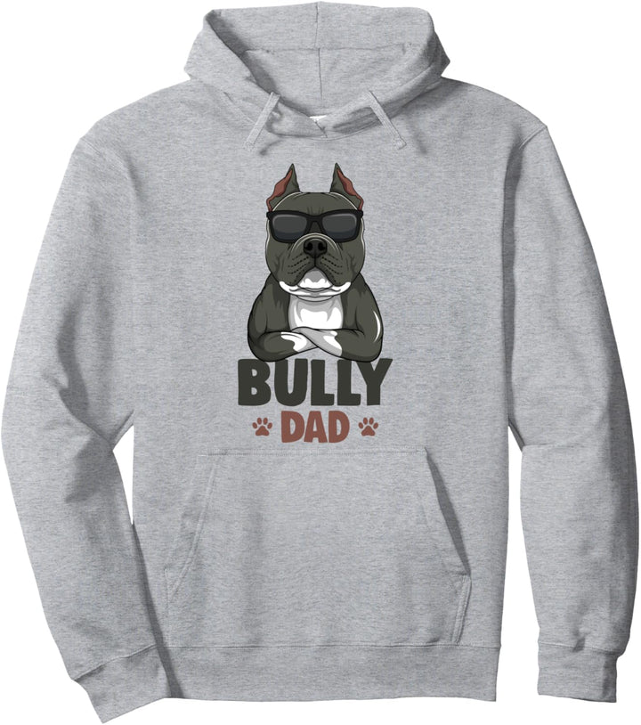 American Bully Dad Hunde Papa Männer Pullover Hoodie