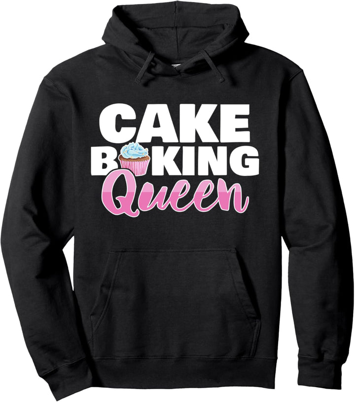 Lustiger Konditorin Bäckerin Pâtissière Kuchen-Back-Königin Pullover Hoodie