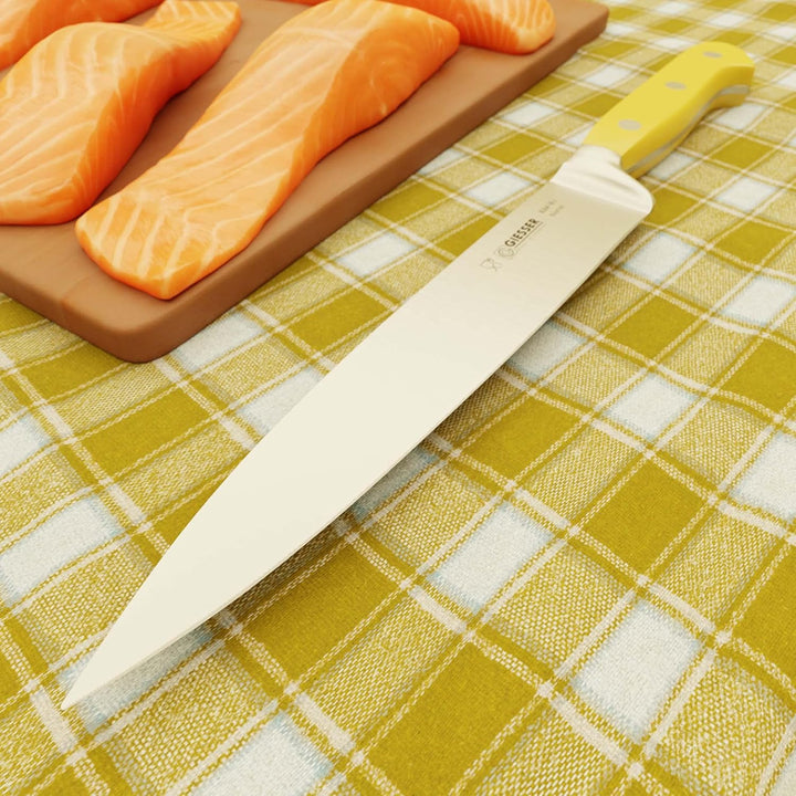 Giesser seit 1776 - Made in Germany - Filiermesser geschmiedet gelb Skyline Yellow, 18 cm, Filetierm