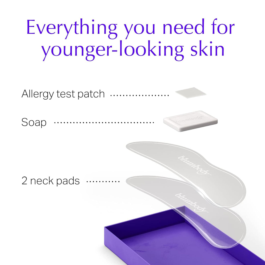 Hals Antifalten Pads - Anti-Aging Feuchtigkeitsspendende Straffende Haut-Safe Silikon Hautpflege Sch
