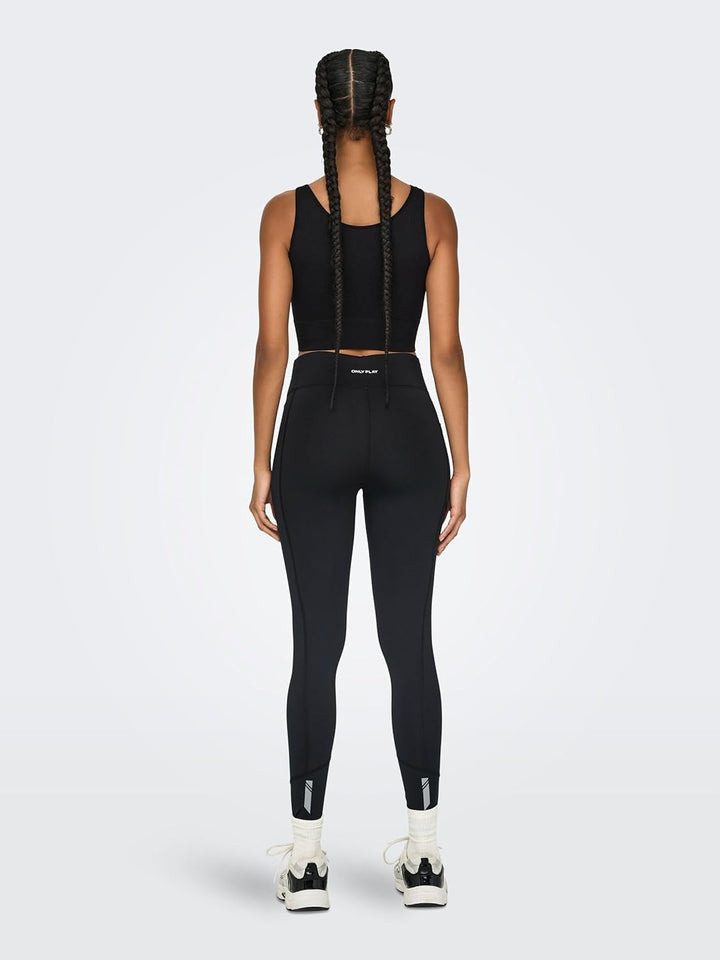 Only Play Female Sportleggings ONPMILA-2 Hohe Taille Enger Schnitt Sportleggings XS Schwarz, XS Schw