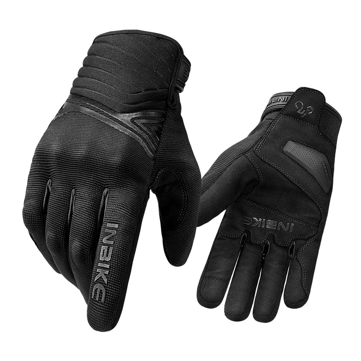 INBIKE Winter Motorradhandschuhe Wasserdicht Warm Winddicht mit Harter Schutz Motocross Motorrad Han