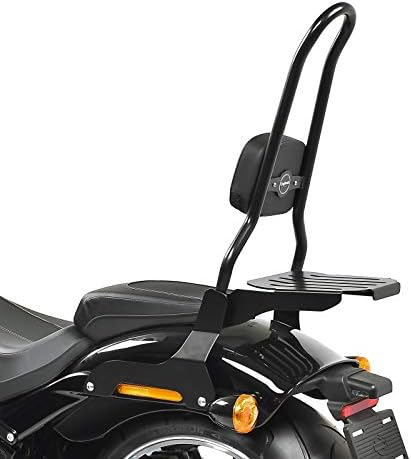 Sissy Bar CSXL Fix für Harley Davidson Breakout / 114 18-23 mit Gepäckträger schwarz