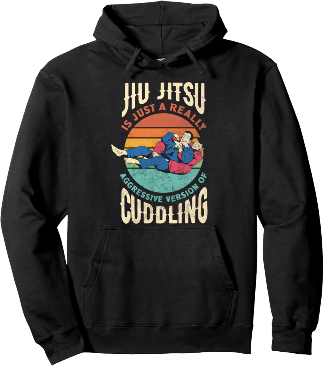 Jiu Jitsu Kampfsportler Intensive Version von Kuscheln Pullover Hoodie
