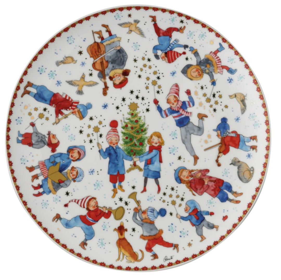 Hutschenreuther Sammelkollektion 23 Weihnachtsklänge Plätzchenteller 28cm
