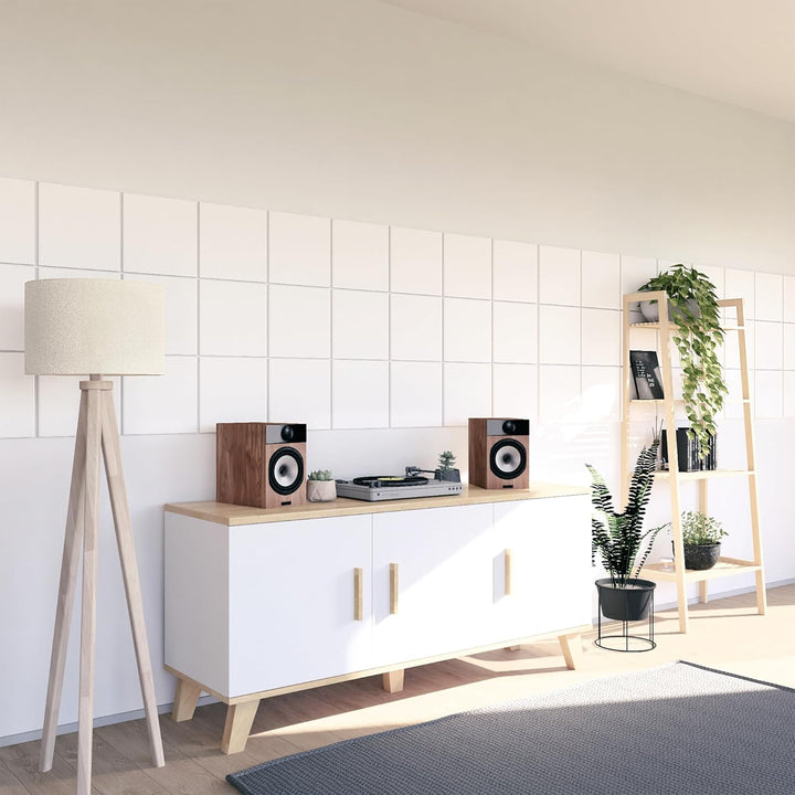 vilz 12 Stück Schallabsorber Panel Akustik aus recyceltem Filz - Akustikplatten Schalldämmung 250x25