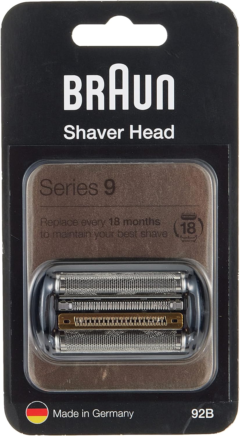 Braun Series 9 Elektrorasierer Scherkopf, Ersatzscherteil kompatibel mit Rasierer Herren Series 9, 9