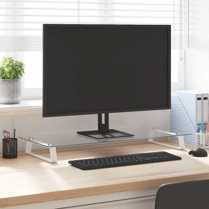 vidaXL Monitorständer, Monitorerhöhung mit Stauraum, Ständer Halterung für Monitor Laptop Drucker, S