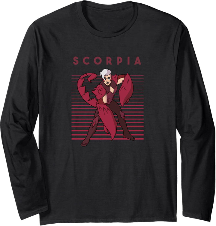 She-Ra Streifen Scorpia Langarmshirt