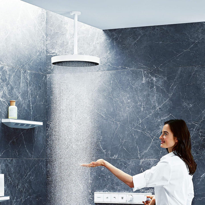 hansgrohe Duschkopf Regendusche Rainfinity (360mm, rund, 1 Strahlart) mattweiss