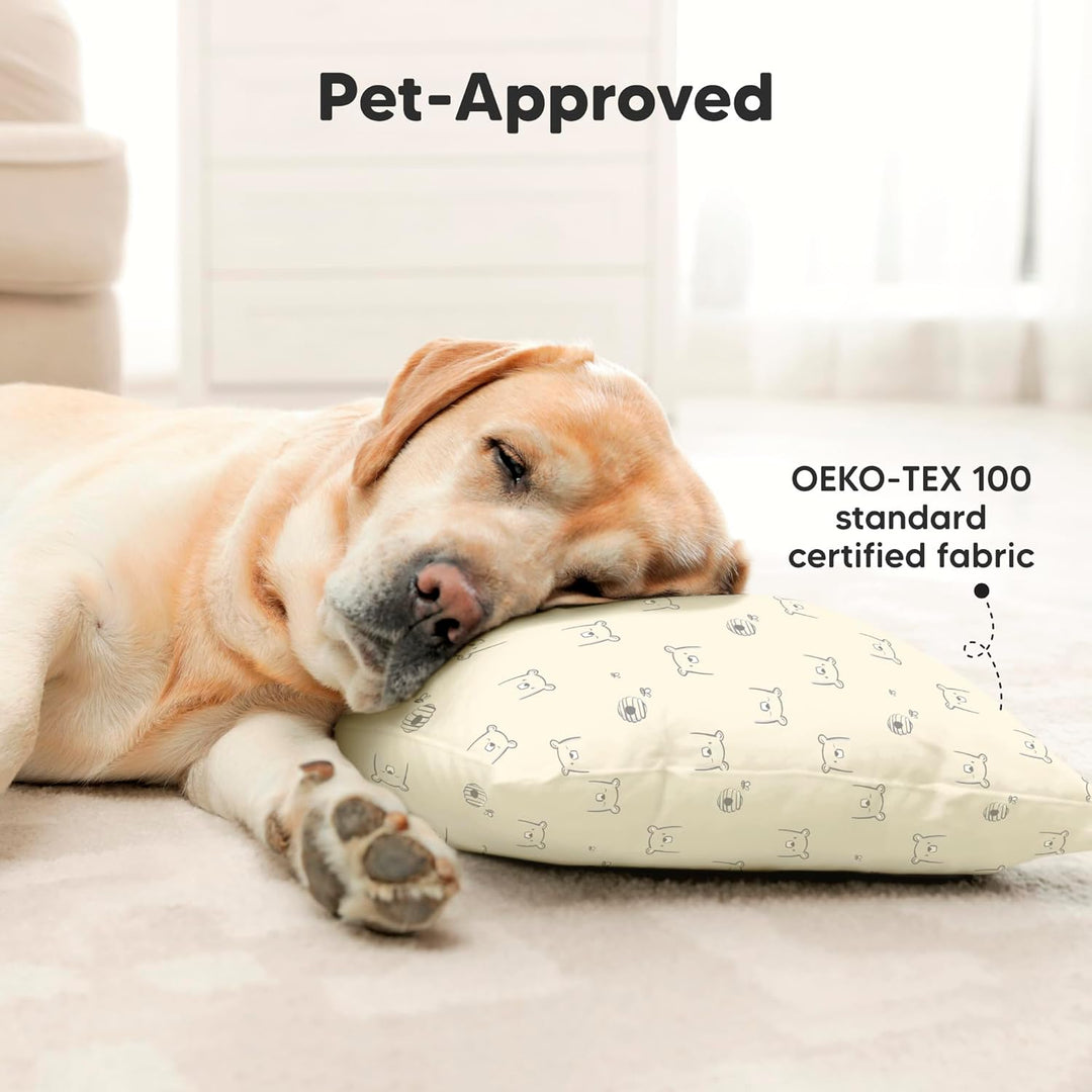 2er Pack Kleinkind Kissen 33 x 45 cm - Weich Bio Baumwolle Kissen Kinder - Kleinkind Kopfkissen Zum