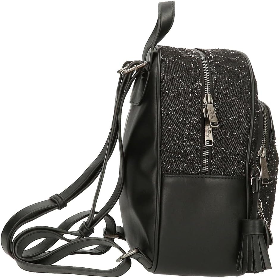 Pepe Jeans Daila Geldbörse schwarz Baumwolle, Polyester und PU. Tasche, Tasche