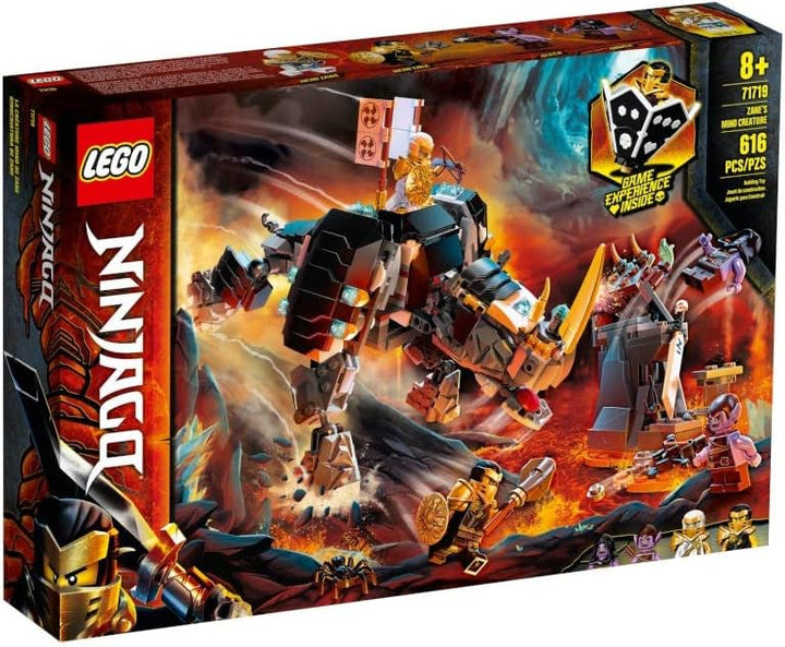 LEGO NINJAGO Zane’s Mino Creature 71719 Board Game Adventure, Ninja Building Set for Kids, New 2020