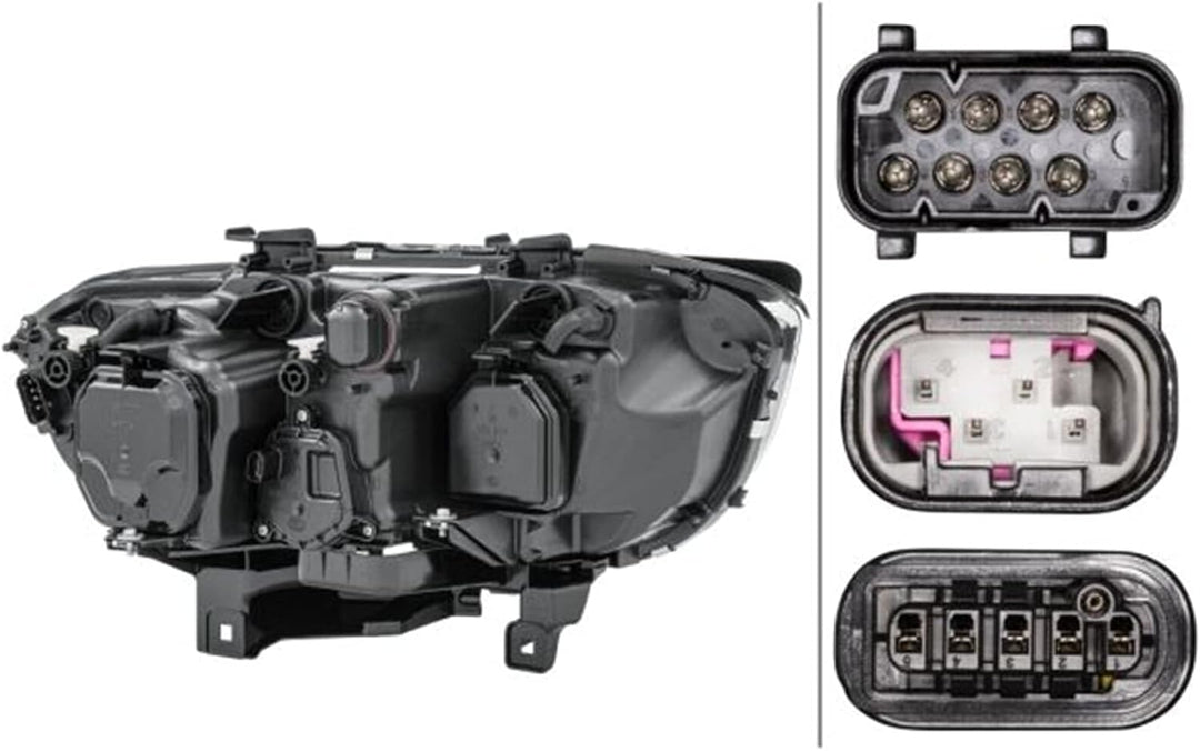HELLA 1EL 158 083-011 Bi-Xenon/Halogen-Hauptscheinwerfer - links - für u.a. BMW 7 (E65, E66, E67), L