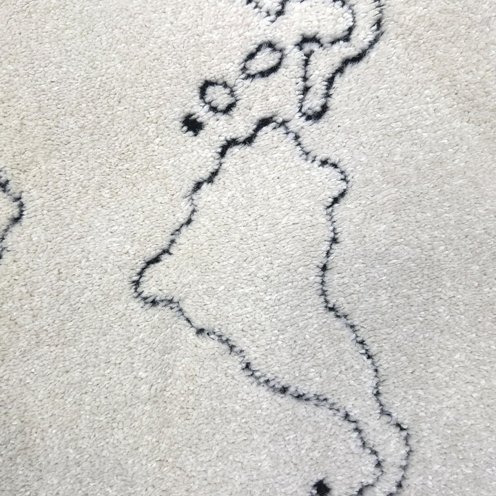 Teppich-Traum Kinderteppich Teppich Kinderzimmer rund Weltkarte Lernteppich weich pflegeleicht Spiel