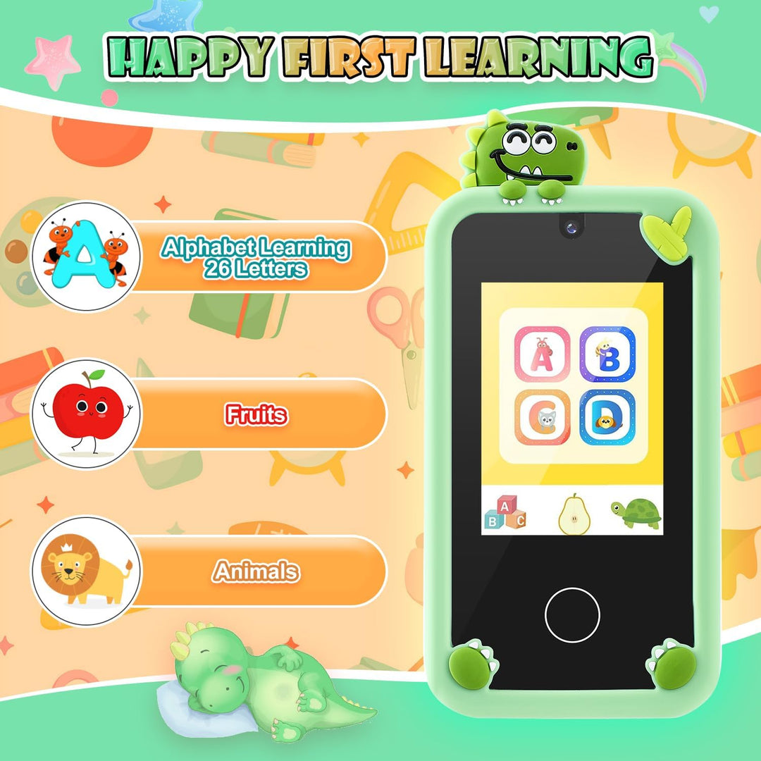 Kinder Smartphone Spielzeug Luckits Kinder Handy mit Touchscreen MP3 Kleinkind Handy mit 32G TF Sili