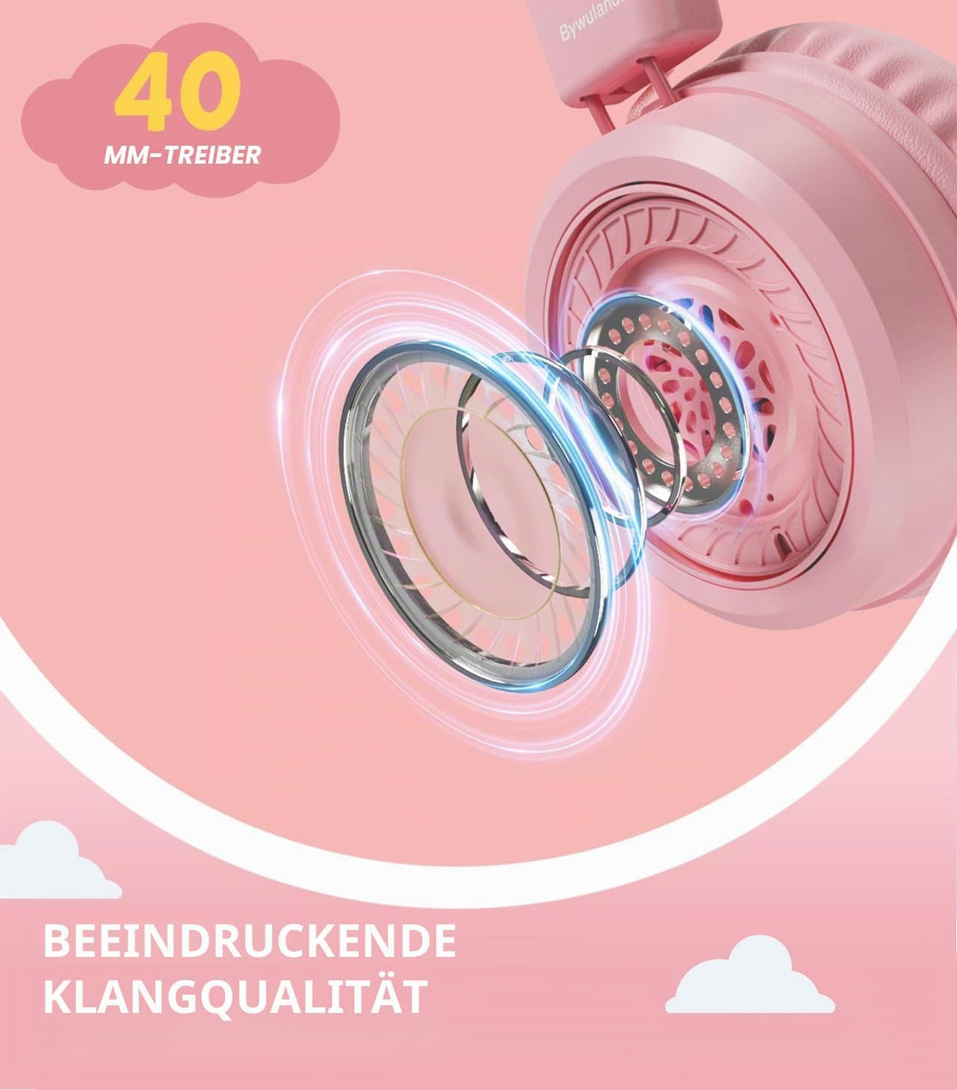 Upgrade USB Typ C Kinder Kopfhörer für die Schule, 94 dB sichere Lautstärke begrenzt, HD-Stereo-Soun