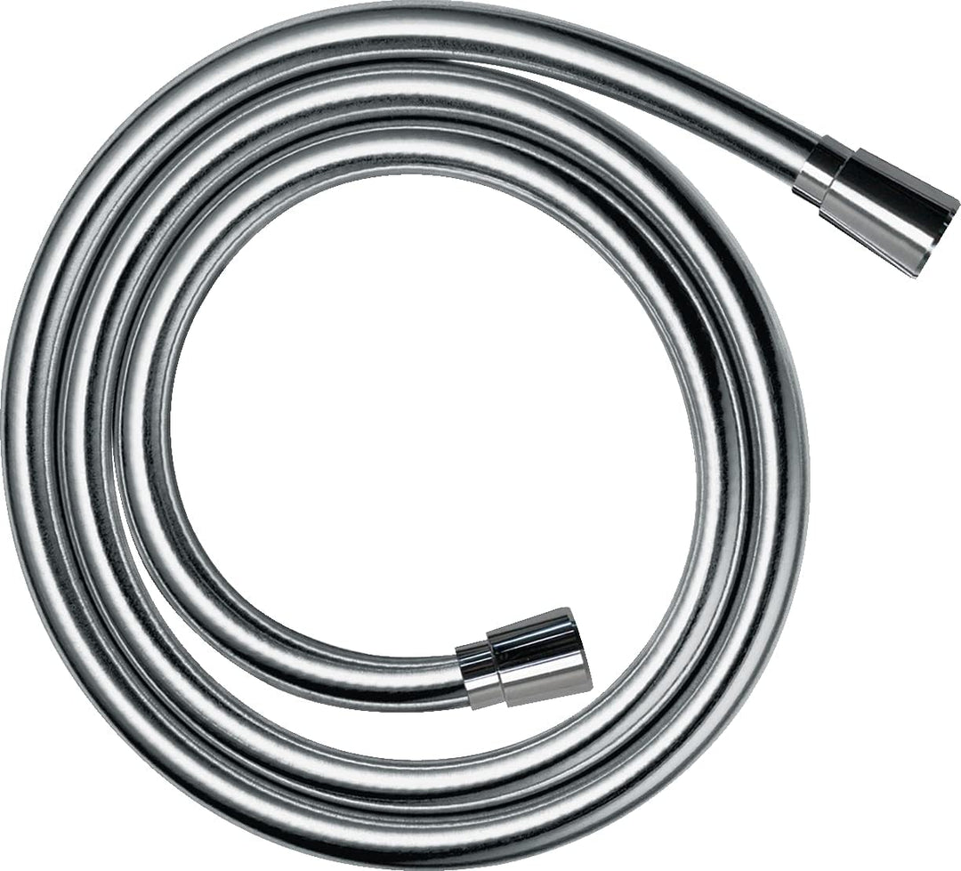 hansgrohe wassersparender Duschkopf Crometta, Sparduschkopf 6l/min, Duschbrause, Weiss/Chrom & Braus