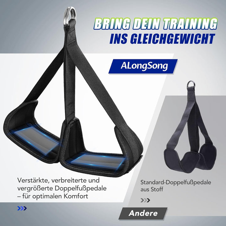 Klimmzughilfebänder mit 4 Widerstandsbänder 80-320LBS & Fussstützpedalen, verstellbar in Gewicht und
