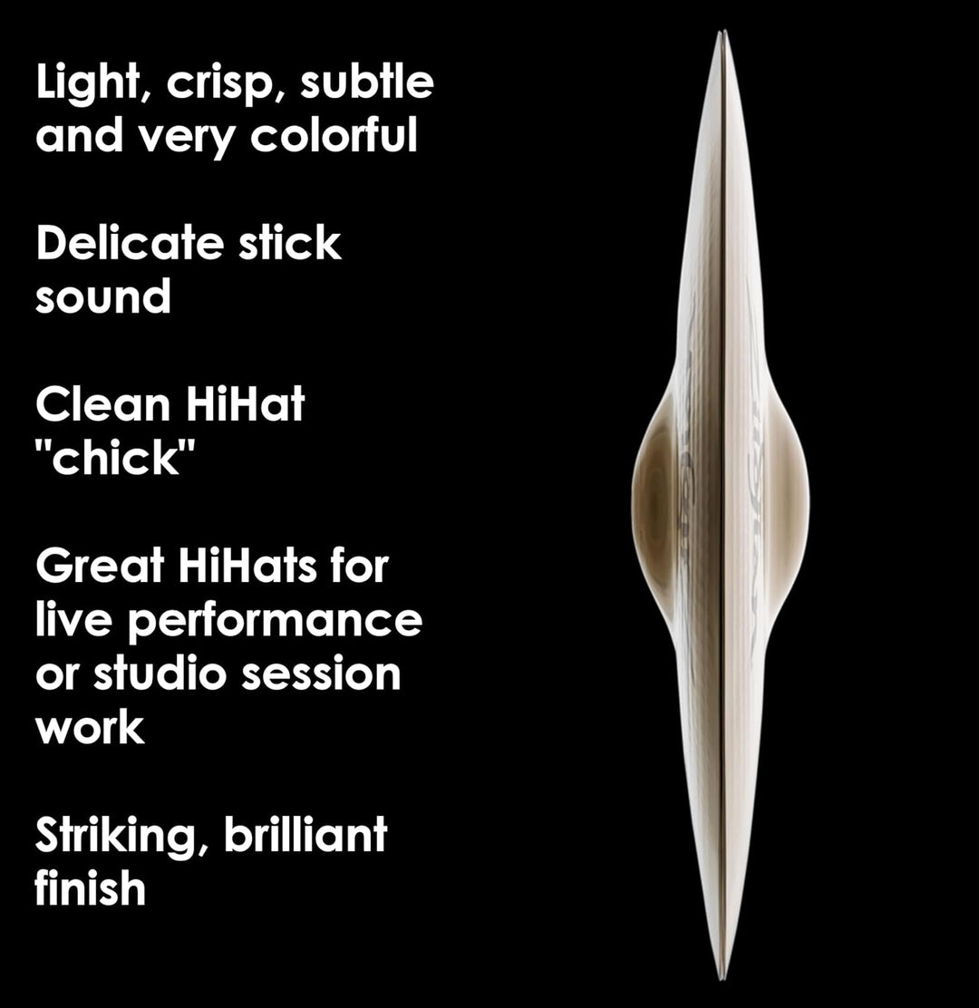 Zildjian A Custom Series - 14" Hi-Hat Cymbals - Pair - Brilliant finish 14 Zoll, 14 Zoll