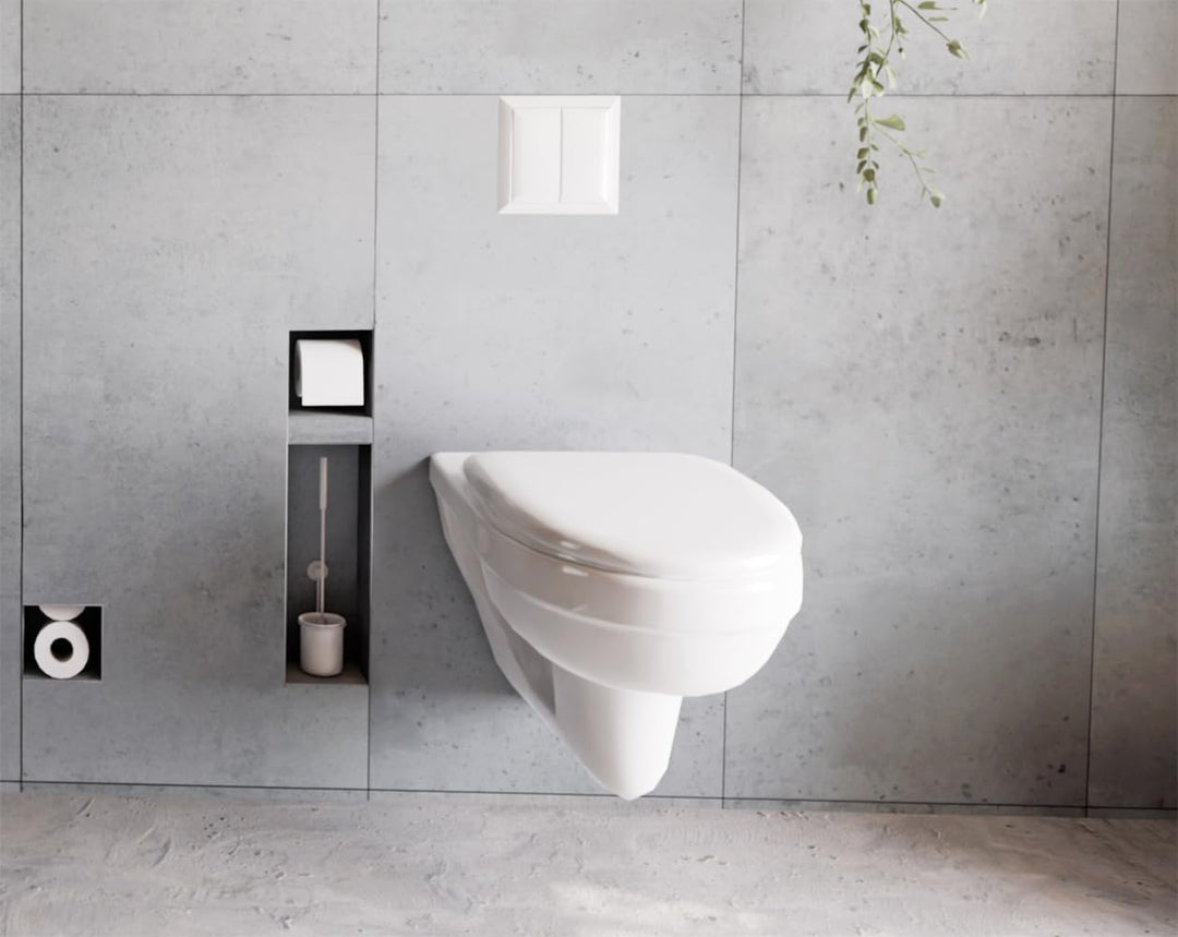 Slotfix® befliesbare montagefertige Wandnische 60x14x12cm für Toilettenpapier Toilettenbürste Klobür