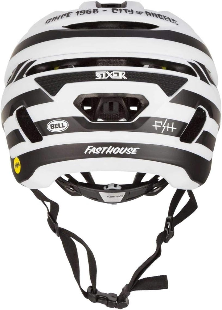 BELL Unisex -Erwachsene Sixer MIPS Fahrradhelm L mat white/black Fasthouse, L mat white/black Fastho