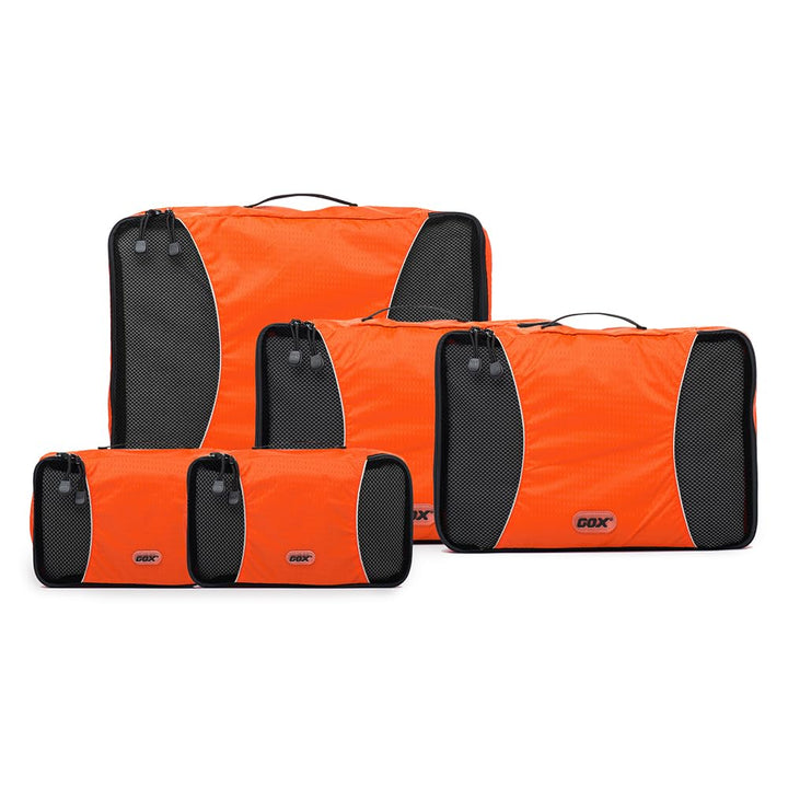 GOX 507, Uni Kofferorganizer Orange Orange 1xLarge 2xMedium 2xSmall, Orange