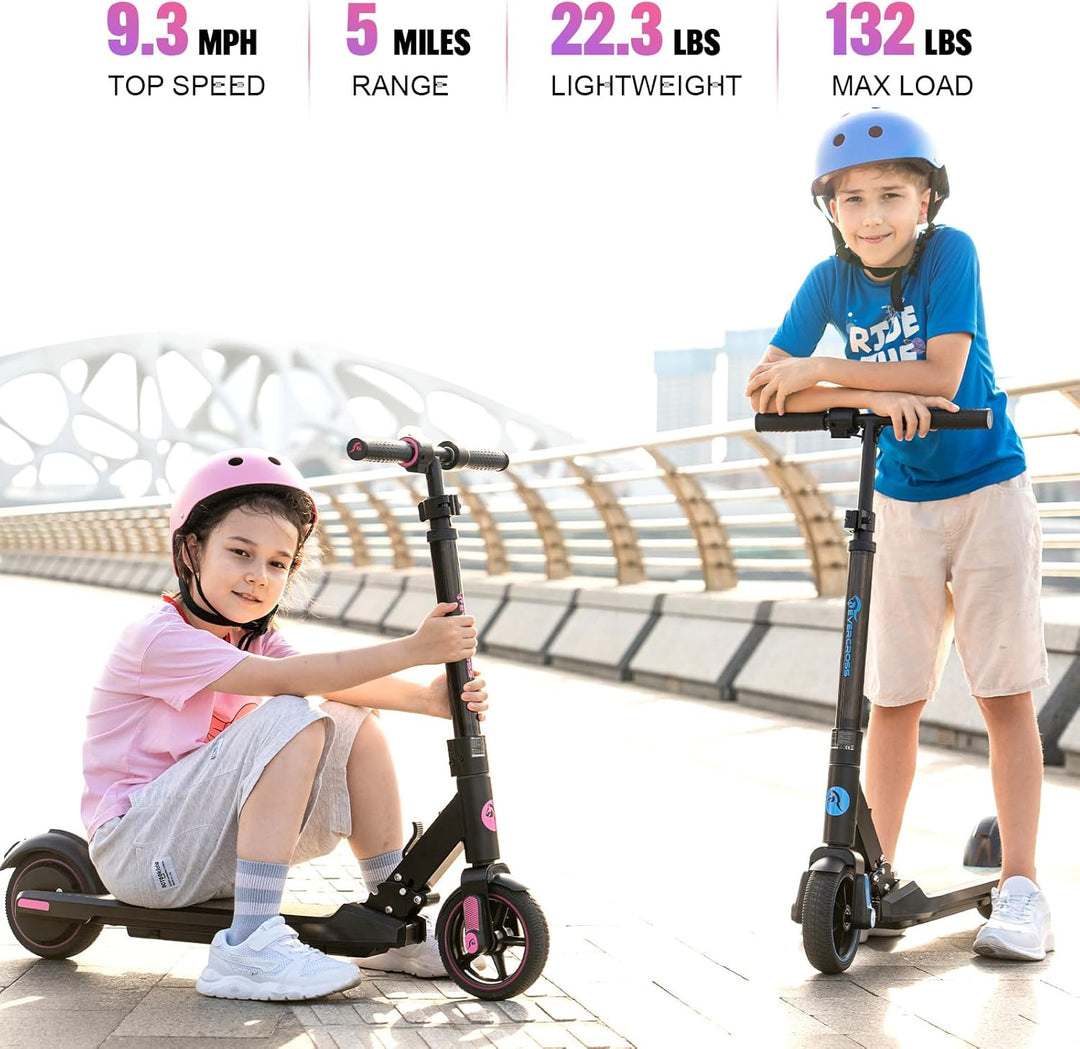EVERCROSS EV06C Elektroscooter, 6,5'' Faltbarer E Scooter für Kinder 6-12 Jahren, 150 W Motor & 3 Gä