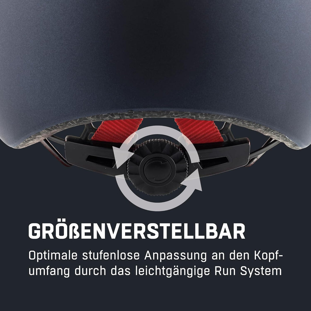 ALPINA HACKNEY - Leichter, Bruchfester & Optimal Klimatisierter Fahrradhelm Mit Nachrüstbarem LED Fü