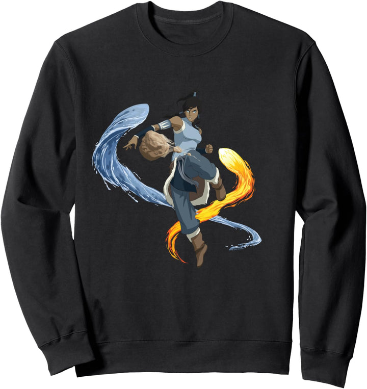 Avatar: Legend of Korra Bending Water, Fire and Earth Sweatshirt