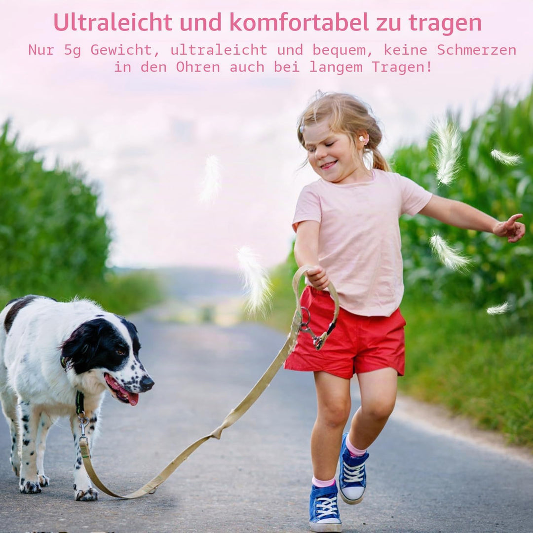 BANIGIPA Kinder True Wireless Earbuds, Open-Ear Kopfhörer mit Mikrofon zum Schutz des Gehörs für das