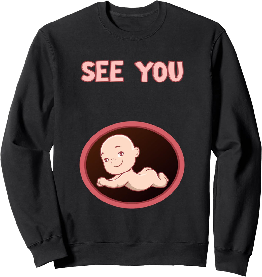 Erwartende Mutter Lustiger Spruch Baby Schwangerschaft Sweatshirt