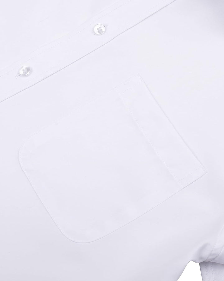 siliteelon Herren Kurzarm Hemden Casual Regular Fit Bügelfrei Business Hemd Faltenfrei Formales Hemd