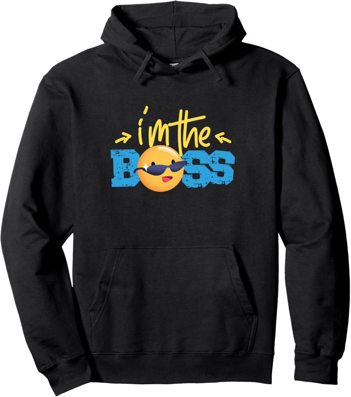 I'm The Boss Sonnenbrille für Kinder Pullover Hoodie