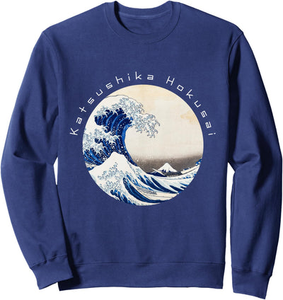 The Great Wave off Kanagawa Katsushika Hokusai Japanese Art Sweatshirt