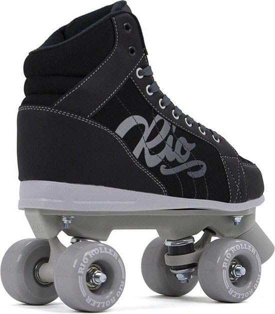 Rio Roller Lumina Rollschuhe Black/Grey UK 1 / EU 33 Schwarz/Grau (mehrfarbig), UK 1 / EU 33 Schwarz
